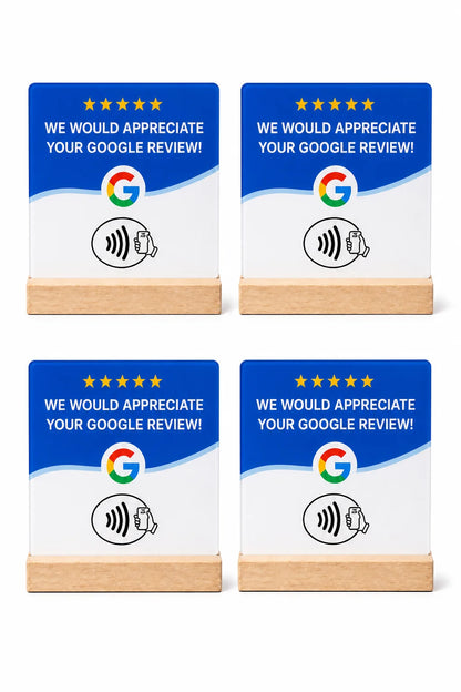 Revix NFC | Tarjeta para Reseñas de Google 4 en 1