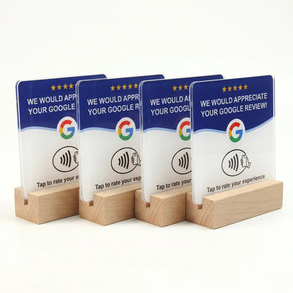 Revix NFC | Tarjeta para Reseñas de Google 4 en 1
