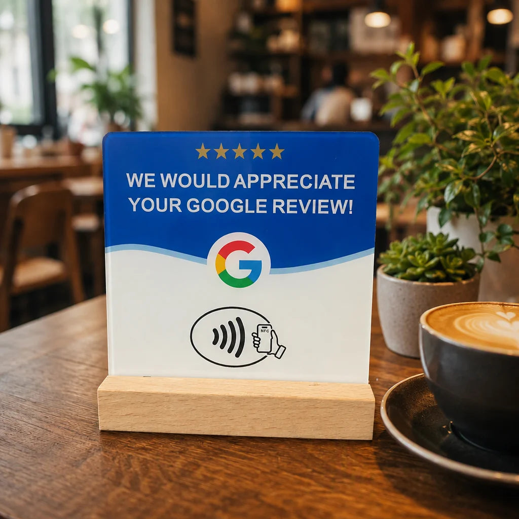 Revix NFC | Tarjeta para Reseñas de Google 4 en 1