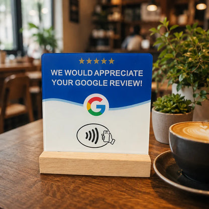 Revix NFC | Tarjeta para Reseñas de Google 4 en 1